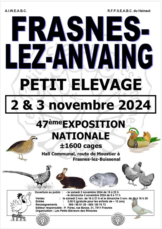 Exposition de Petit Élevage 2024